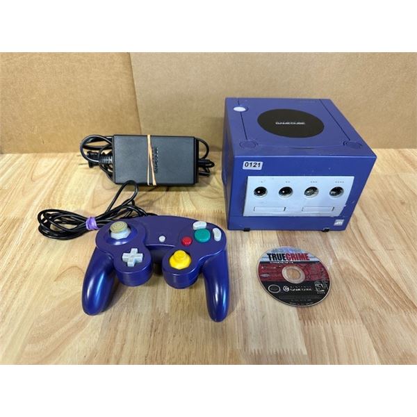 Lot of Nintendo GameCube Console + Controller + Game w/ Power Supply - Used