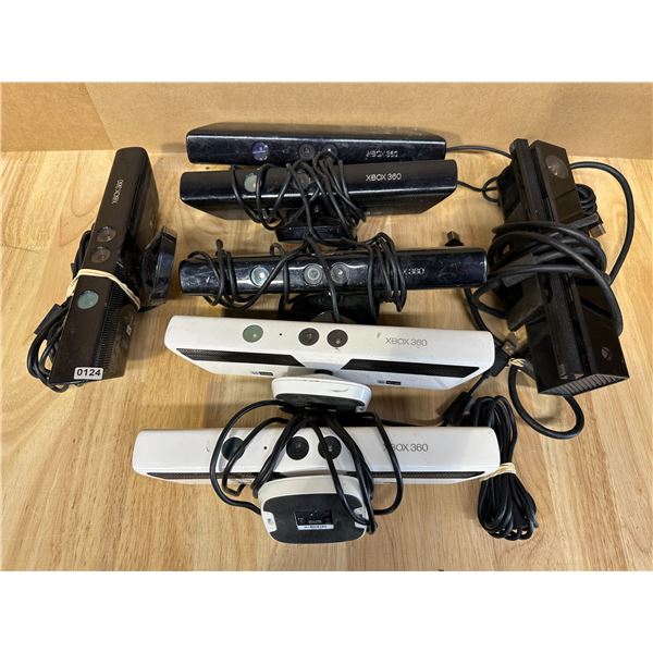 Lot of 6 Microsoft XBox 360 Kinect Sensor Bars + 1 XBox One Sensor Bar - Used