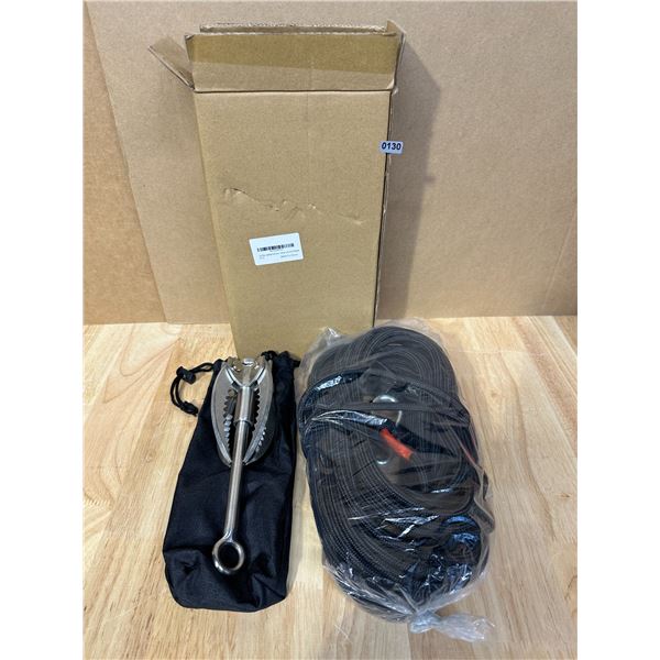 Lot of 1 Ant Mag Foldable Grappling Hook Stainless - New