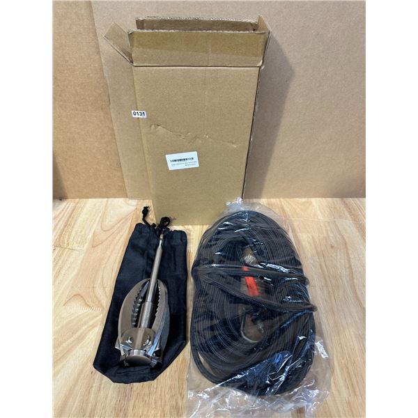 Lot of 1 Ant Mag Foldable Grappling Hook Stainless - New