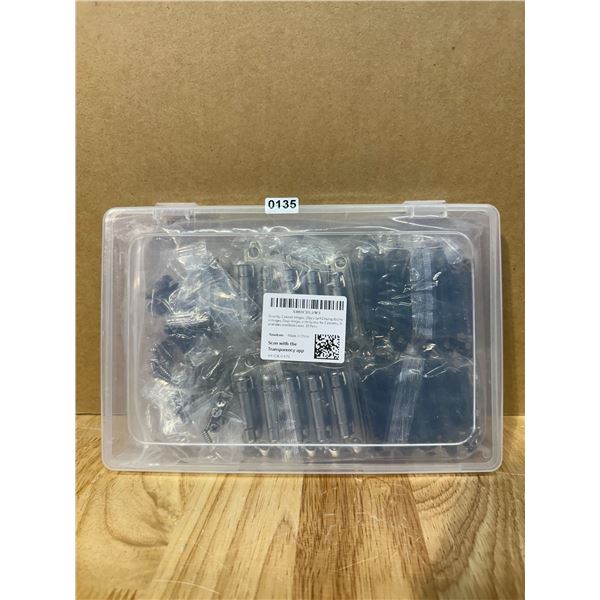 Lot of 20pcs Overlay Cabinet Door Hinges Self-Closing w/ Screws - New