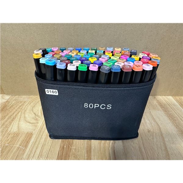 Lot of 1 Set of 80pcs Touch KaiKai Design Double Sided Color Felts