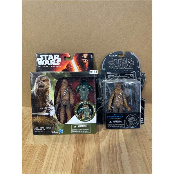 Lot of 2 Star Wars Chewbacca Action Figures - New