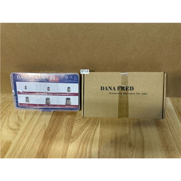 Lot of 2 Sets of Dana Fred Rivet Nut Hardware Screws 85pcs