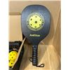 Image 4 : Lot of 1 Amicoson Pickleball Paddle Set w/ Balls