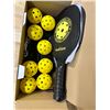 Image 5 : Lot of 1 Amicoson Pickleball Paddle Set w/ Balls