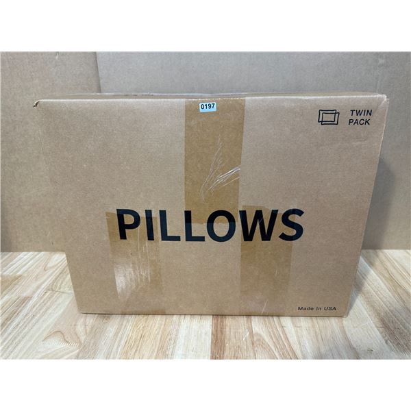 Lot of 2 Puredown Bed Pillows - New