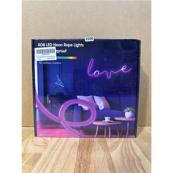 Lot of Set of RGB LED Neon Rope Lights - New