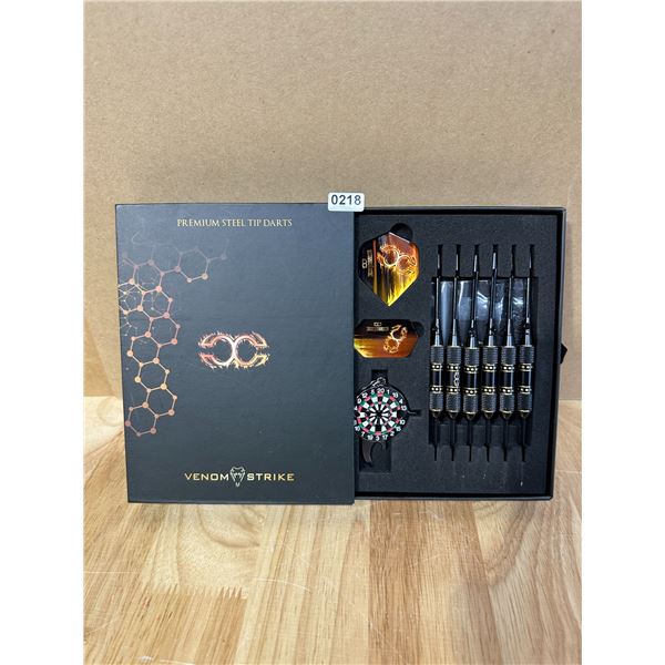 Lot of 1 Set of Venom Strike Premium Steel Tip Darts - New