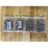 Image 1 : Lot of 4 Sets of Flanged Nuts 25pcs - New