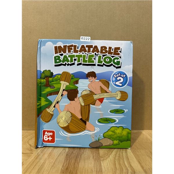 Lot of 1 Set of Inflatable Battle Logs - New