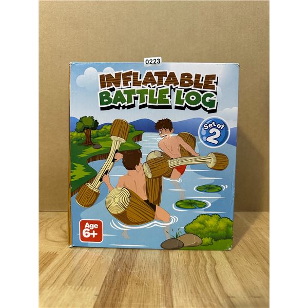 Lot of 1 Set of Inflatable Battle Logs - New