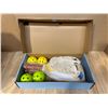 Image 1 : Lot of 1 Set of 2 Pickleball Rackets + 4 Balls - New
