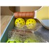 Image 3 : Lot of 1 Set of 2 Pickleball Rackets + 4 Balls - New