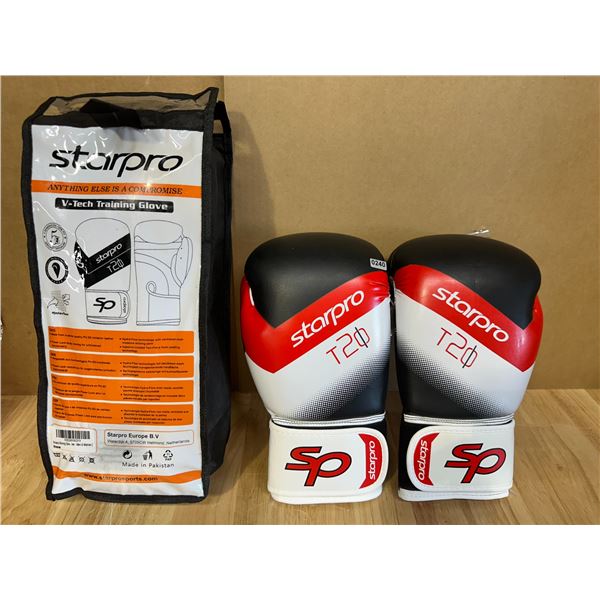 Lot of 1 Pair of StarPro V-Tech Training Boxing Gloves - New
