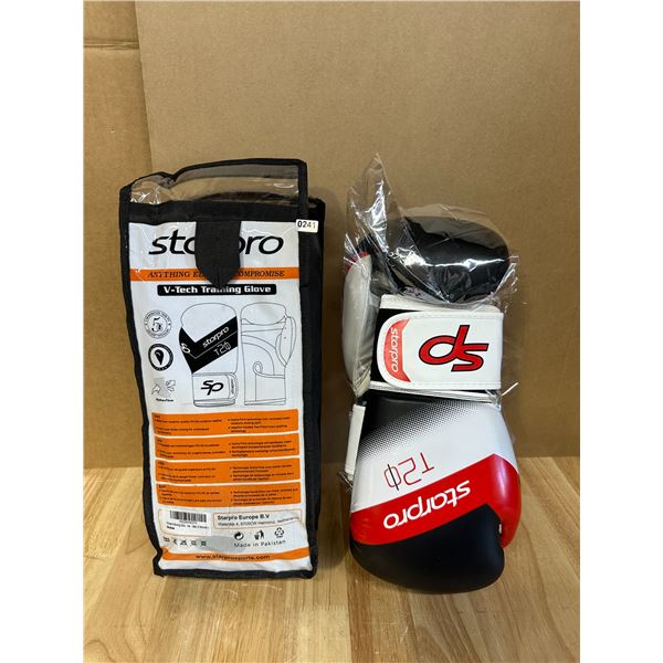 Lot of 1 Pair of StarPro V-Tech Training Boxing Gloves - New