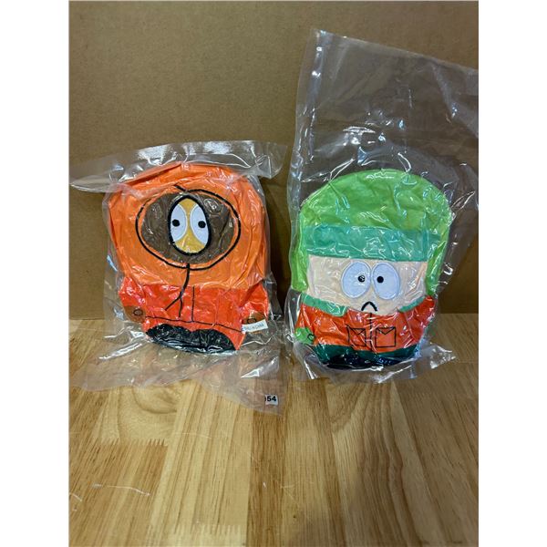 Lot of 2 South Park Kyle and Kenny Plushies