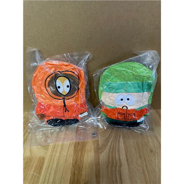 Lot of 2 South Park Kyle and Kenny Plushies