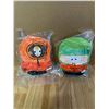 Image 1 : Lot of 2 South Park Kyle and Kenny Plushies