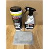 Image 1 : Lot of 2 Weiman Stainless Steel Cleaner and Wipes