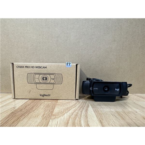 Lot of 1 Logitech C920X Professional HD Webcam