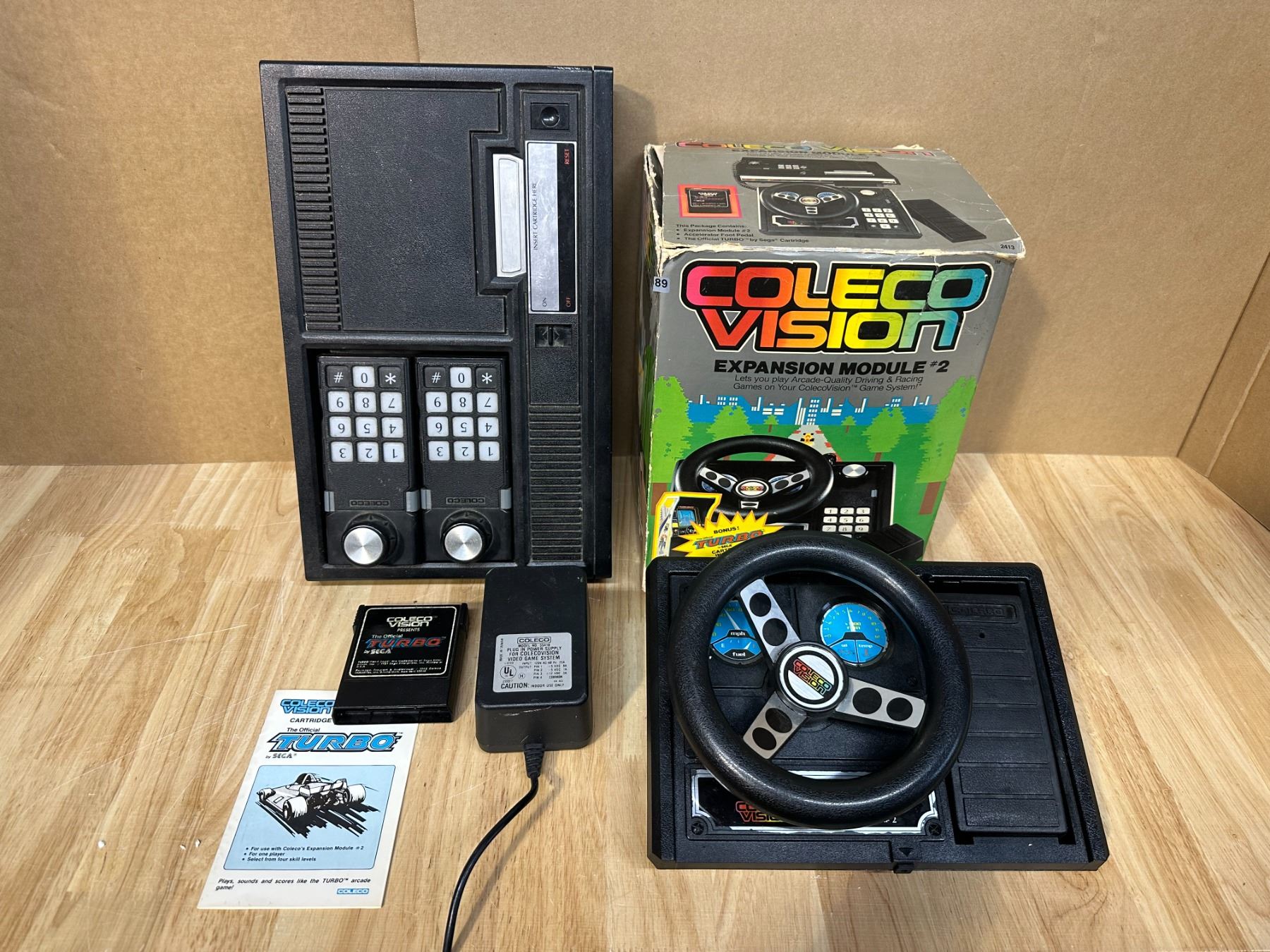 Lot of Coleco Vision and Expansion Module - VERY RARE!