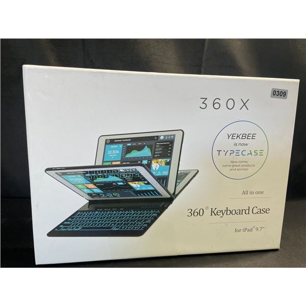 Lot of 1 Typecase Flexbook 360-Degree Keyboard Case for iPad 9.7inch