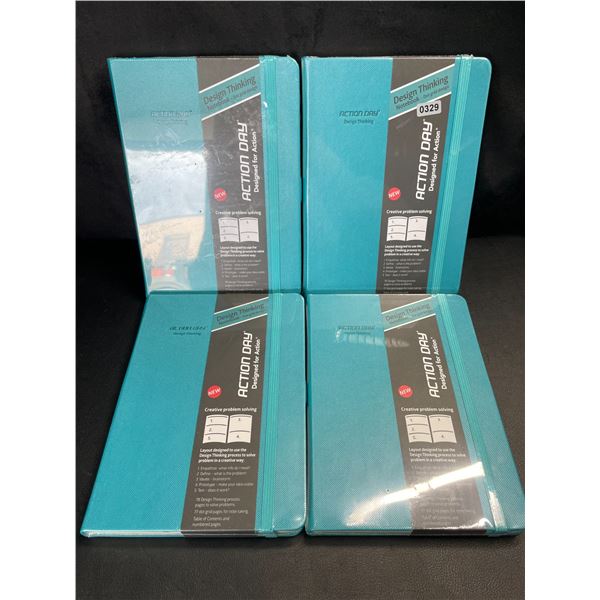 Lot of 4 Action Day Design Thinking Notebooks - Brand New