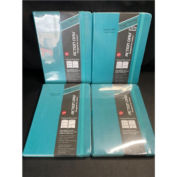 Lot of 4 Action Day Design Thinking Notebooks - Brand New
