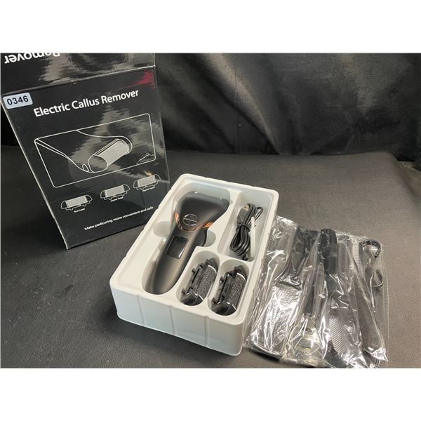Lot of 1 Electric Callus Remover for Feet/Pedicures w/ Assorted Foot Filing Tools - Brand New