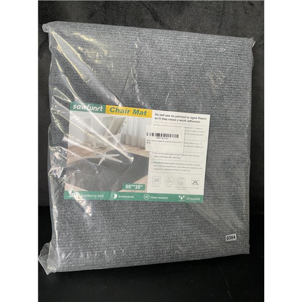 Lot of 1 Office Floor Mat/Under Desk Mat - Large 55 x 35inch Size! Brand New!