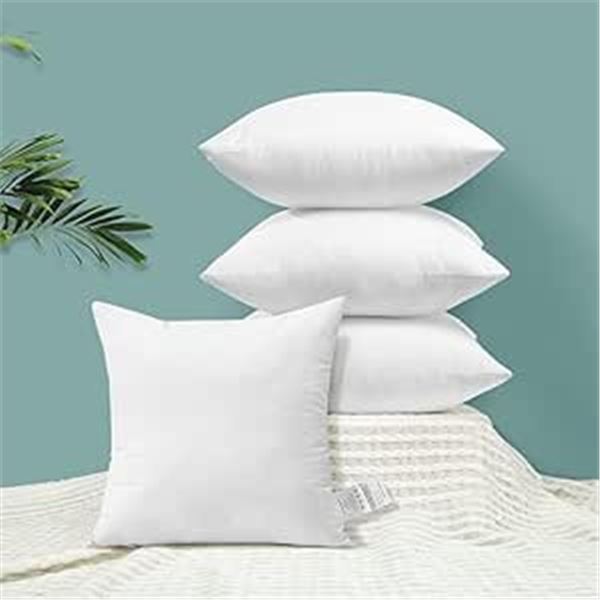 Lot of 1 Box of Soleebee Throw Pillow Inserts - 18 x 18inch - 4 in Box - Brand New!