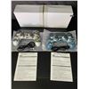 Image 1 : Lot of 2 Double-Shock Aftermarket Wireless Controllers for Playstation 4 - Camo Design