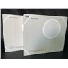 Image 1 : Lot of 2 KerMiCi Roman Column LED Light-Up Makeup Mirrors w/ Touch Sensor - Brand New!