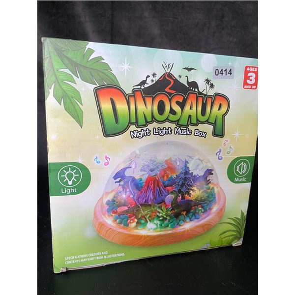 Lot of 1 DIY Make Your Own Dinosaur Night Light Music Box Kit - Brand New!
