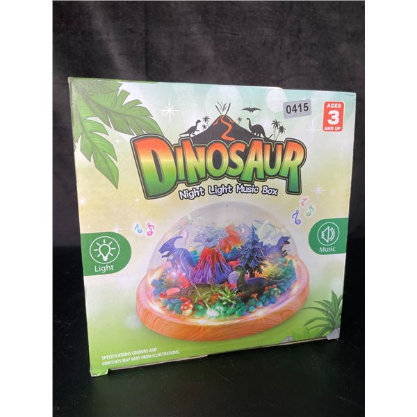 Lot of 1 DIY Make Your Own Dinosaur Night Light Music Box Kit - Brand New!