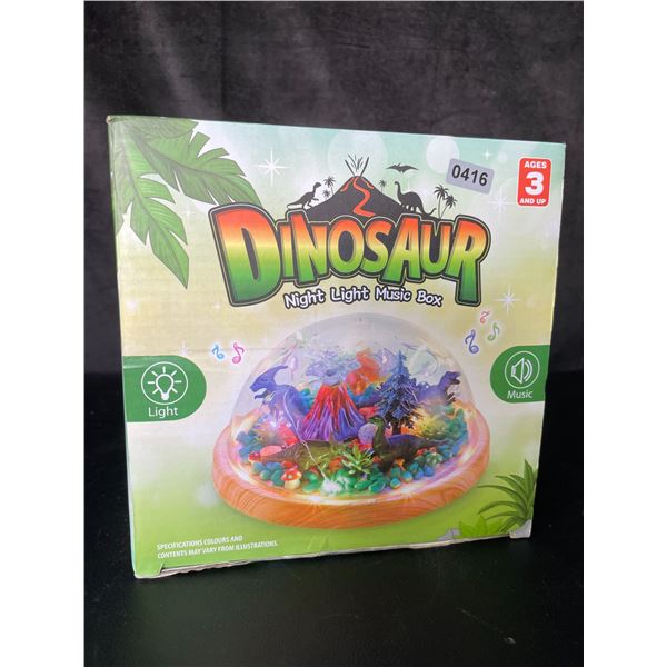 Lot of 1 DIY Make Your Own Dinosaur Night Light Music Box Kit - Brand New!
