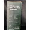 Image 3 : Lot of 2 Rechargeable Touch Dimming LED Table Lamps - Black - 15 inch - Brand New!