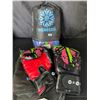 Image 2 : Lot of 2 Pairs of Kids Boxing Training Gloves - (Ages 3-15years) - Brand New