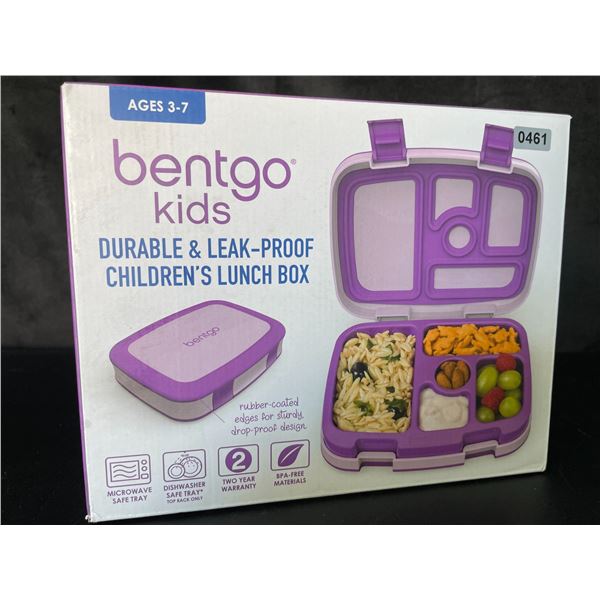 Lot of 1 Bentgo Kids - Durable & Leak-Proof Lunch Box - Purple