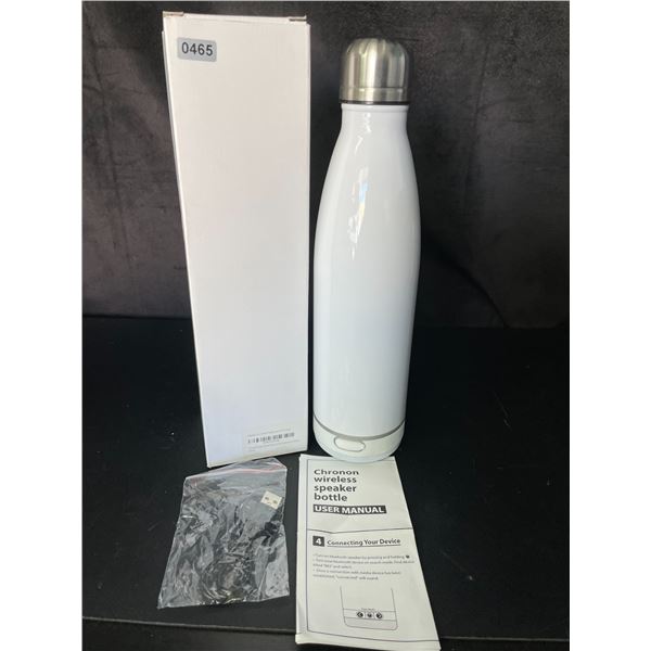 Lot of 1 Chronon Bluetooth Wireless Speaker Water Bottle - Brand New!