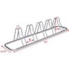 Image 2 : Lot of 1 Simple Houseware 5-Compartment Bicycle Rack (Large 70inch Size) - Brand New!