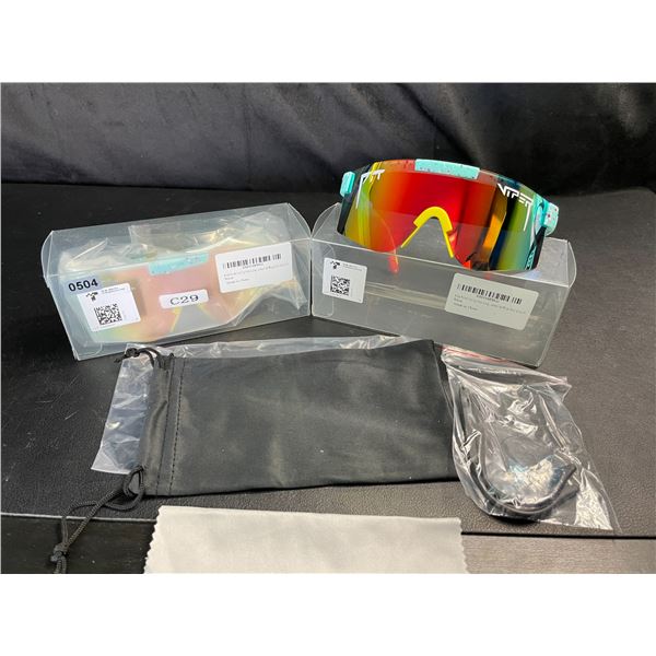 Lot of 2 Pit Viper Style Polarized Sunglasses - Brand New