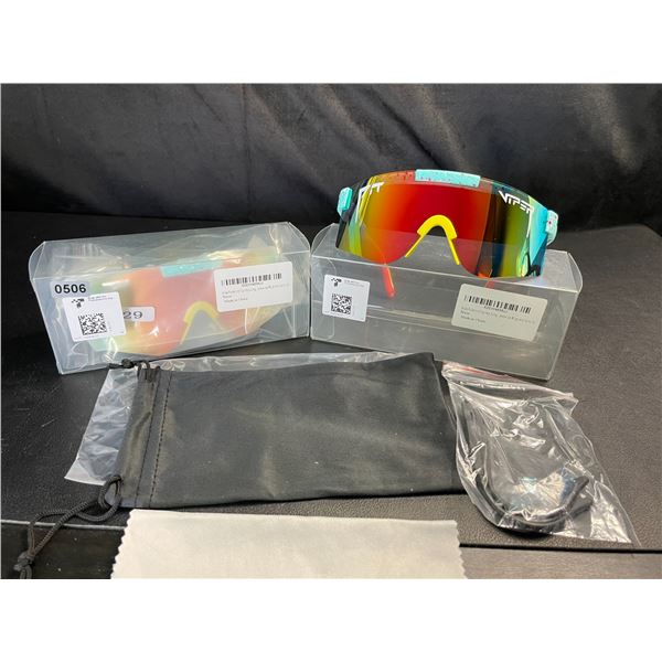 Lot of 2 Pit Viper Style Polarized Sunglasses - Brand New