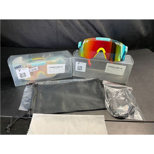 Lot of 2 Pit Viper Style Polarized Sunglasses - Brand New