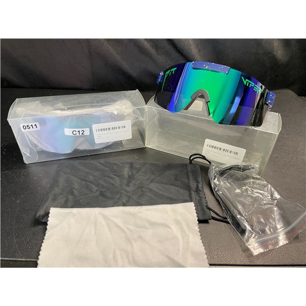 Lot of 2 Pit Viper Style Polarized Sunglasses - Brand New