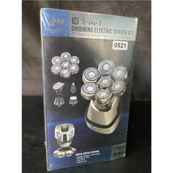 Lot of 1 5-in-1 Electric Rechargeable Cordless Mens Shaver Kit - Brand New Sealed