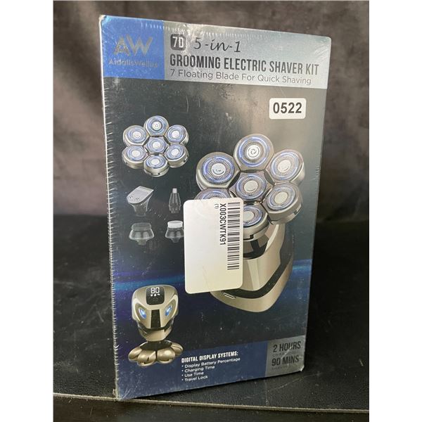 Lot of 1 5-in-1 Electric Rechargeable Cordless Mens Shaver Kit - Brand New Sealed