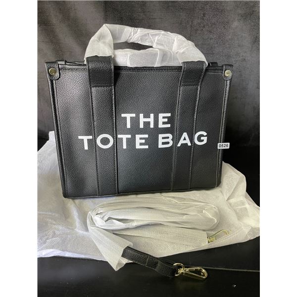 Lot of 1 "The Tote Bag" Handbag - Black - Brand New