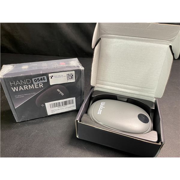 Lot of 2 Wulcea Portable Rechargeable Portable Power Banks/Hand Warmers - Brand New!